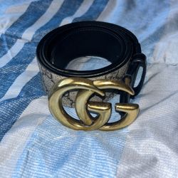 Gucci Belt Brown And Black 