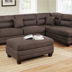 Sectional Sofa + Ottoman