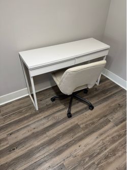 Desk and chair