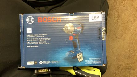 Bosch impact 1/2 inch with 2 4ah batteries and charger new in box