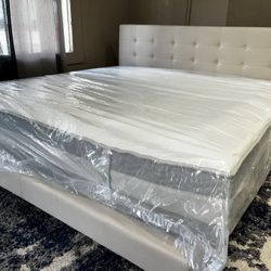 New Super Comfortable 12” Inch King Size Hybrid Cooling Mattress ⭐️ Shop Now Pay Later ⭐️