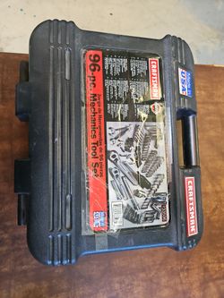 Us made craftsman 96.pc. 1/4 & 3/8" Drive mechanics tool set
