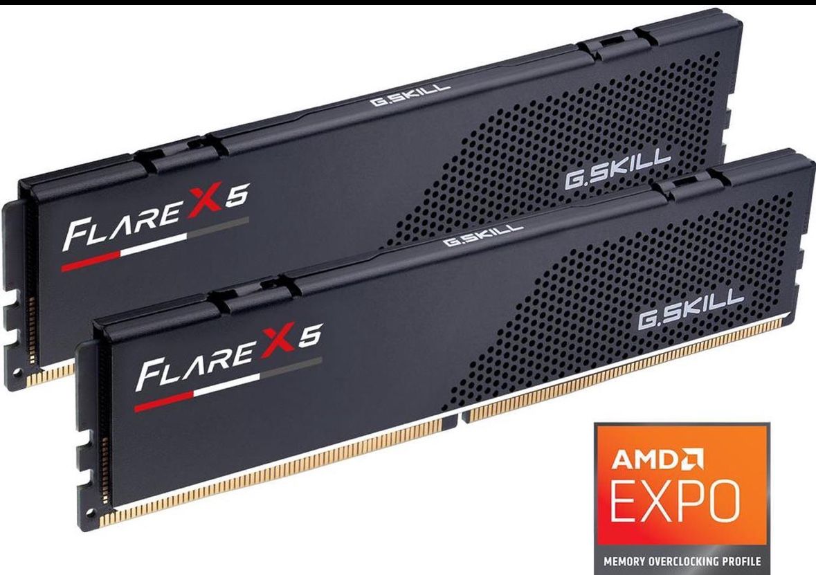 G.SKILL Flare X4 Series AMD Expo 32GB (2x16GB) 288-pin PC RAM DDR5 6000