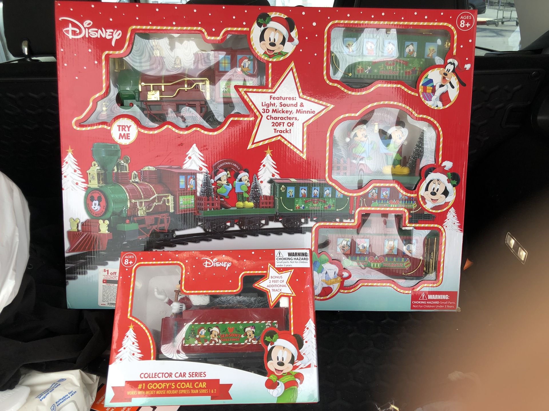 Mickey Mouse Holiday Express 36 Piece Train Set Collectors Edition Series 2