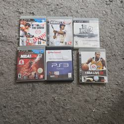 6 PS3 Games