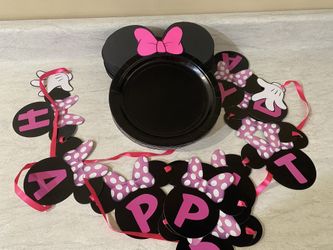 Minnie Mousse Plates