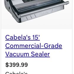 Cabellas 16” Commercial Grade Vacuum Sealer