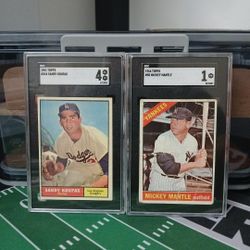SGC 4 Sandy Koufax, SGC 1 Mickey Mantle