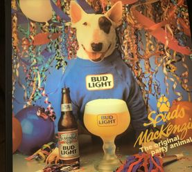 Bud Light Spuds McKenzie Neon Box 1988