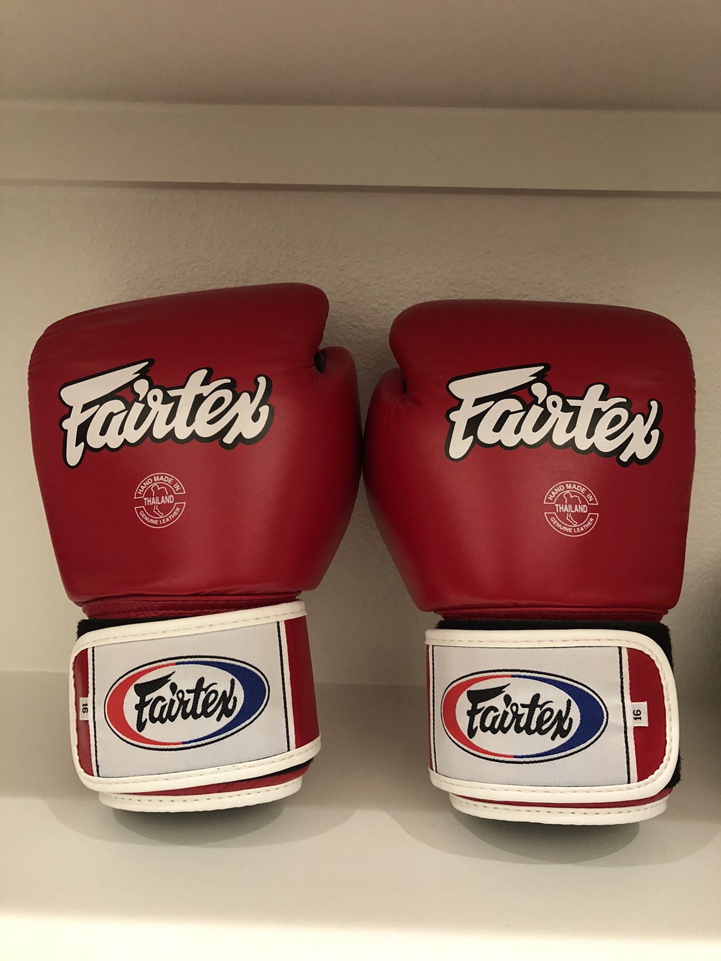 New & Clean (Worn once) Fairtex Boxing Gloves