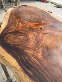 Monkey Pod Crosscut~ Oval at 4' ~ Please Read Description