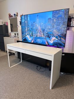 IKEA White Desk with Drawers