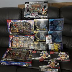 Pokemon TCG Scarlet & Violet Prismatic Evolutions, Mega Evolutions, Phantasmal Flames Lot Collection 🔥 