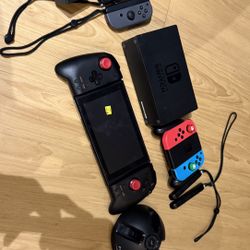 Nintendo Switch + 256GB Micro SD + Accessories!