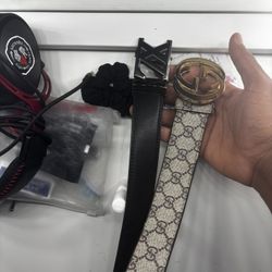 Gucci Belt And LV Belt Together $260 (Gucci Alone $200(LV Alone$120)