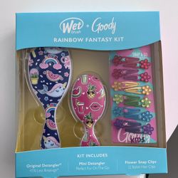 Brand New Wet Brush X Goody Gift Set With Hair Accessories 