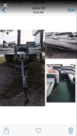 2007 pontoon 22' voyager