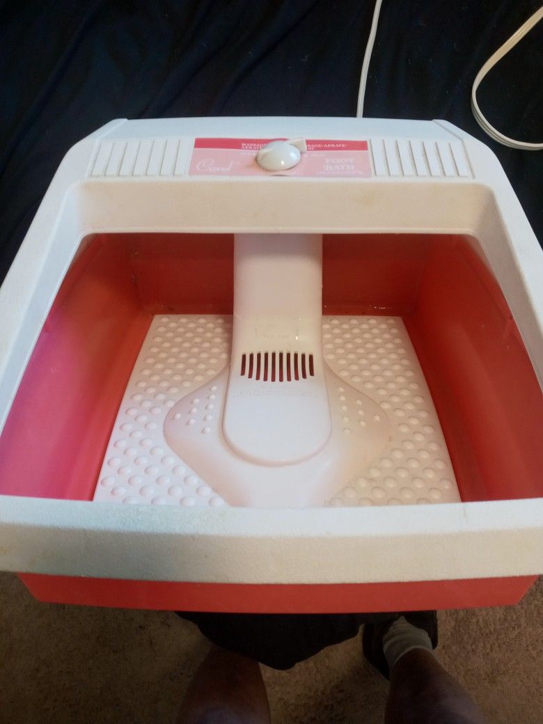 Carel Foot Bath and Massager