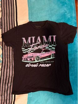 Black Miami Car Shirt