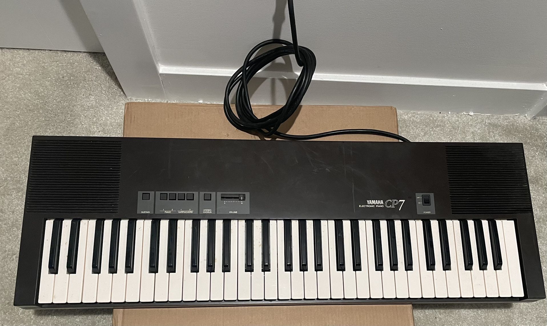 Yamaha CP7 portable piano keyboard. Tested and confirmed working great 