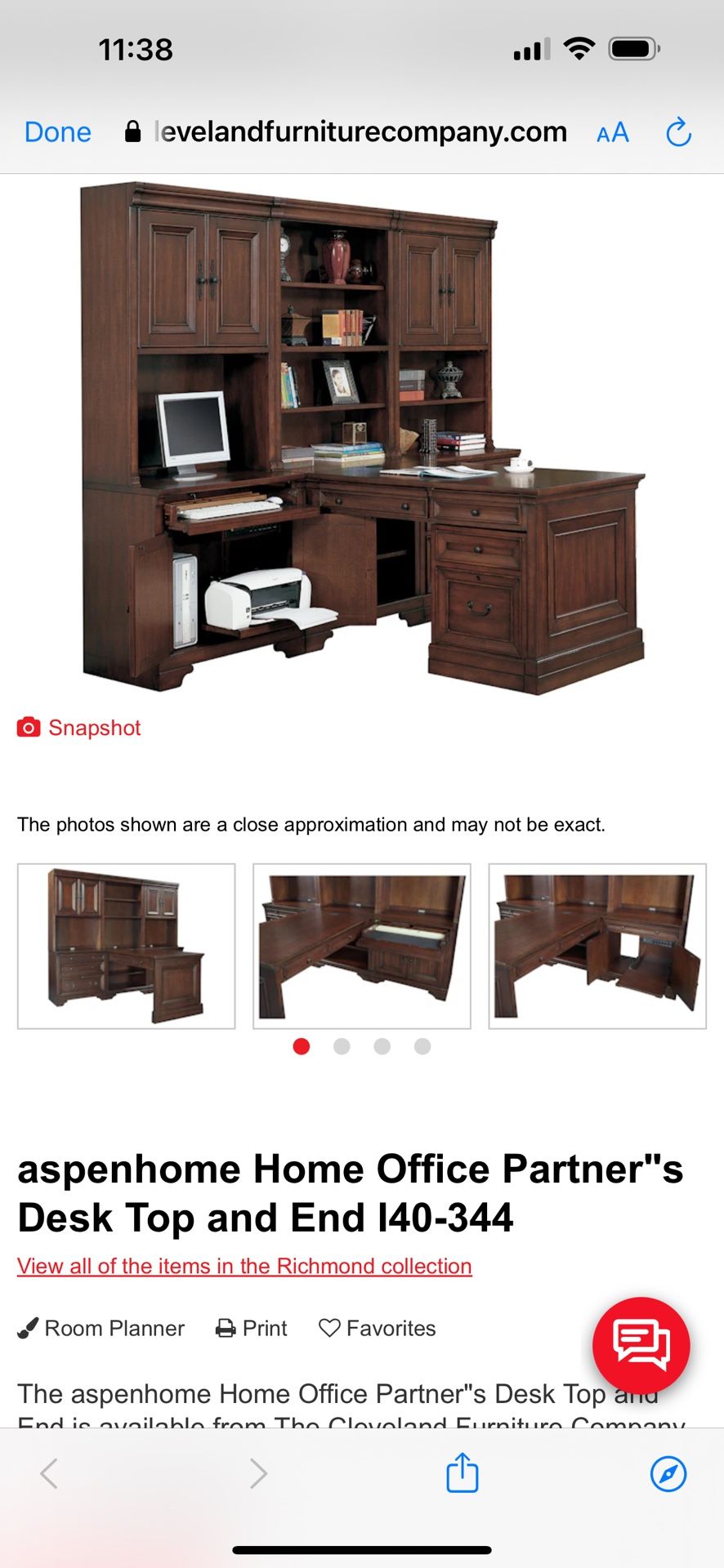 Partner Desk (2 Sided) For Home Office