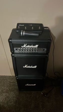 Marshall Carbon Fiber Micro-Stack - Heavy-Duty Workshop/Garage Stereo Setup - $350