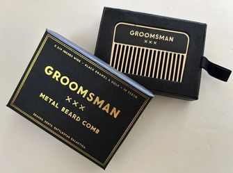 Easy Tiger - GROOMSMAN XXX Beard Comb - 19 Teeth & 2 3/4 Wide