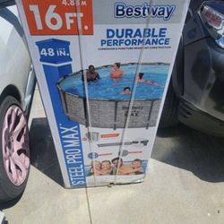 Brand new 16x48 swimming pool