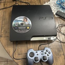 PS3 With Remote And 1 Game