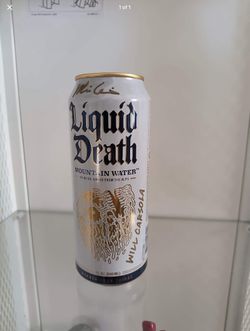 Signed Can Of Liquid Death