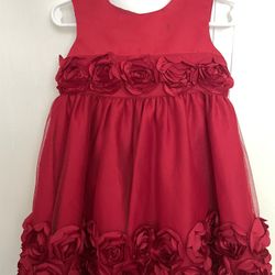 Red Toddler Holiday Dress 