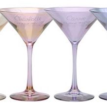 Sex and the City Character Martini Glass Set of 4