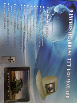 Headrest Tft LCD Monitor