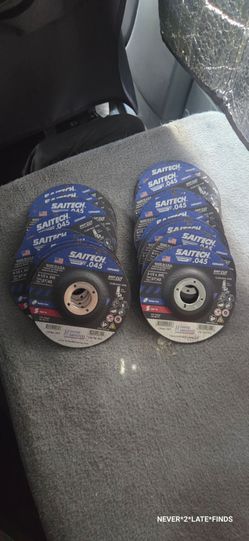 United Abrasives SAIT Saitech High-Performance Type 27 Ceramic Cutting Wheels (specifically the 4-1/2" or 5" by .045" variant).