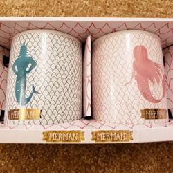 Mermaid Merman Mug Cup  Set New 
