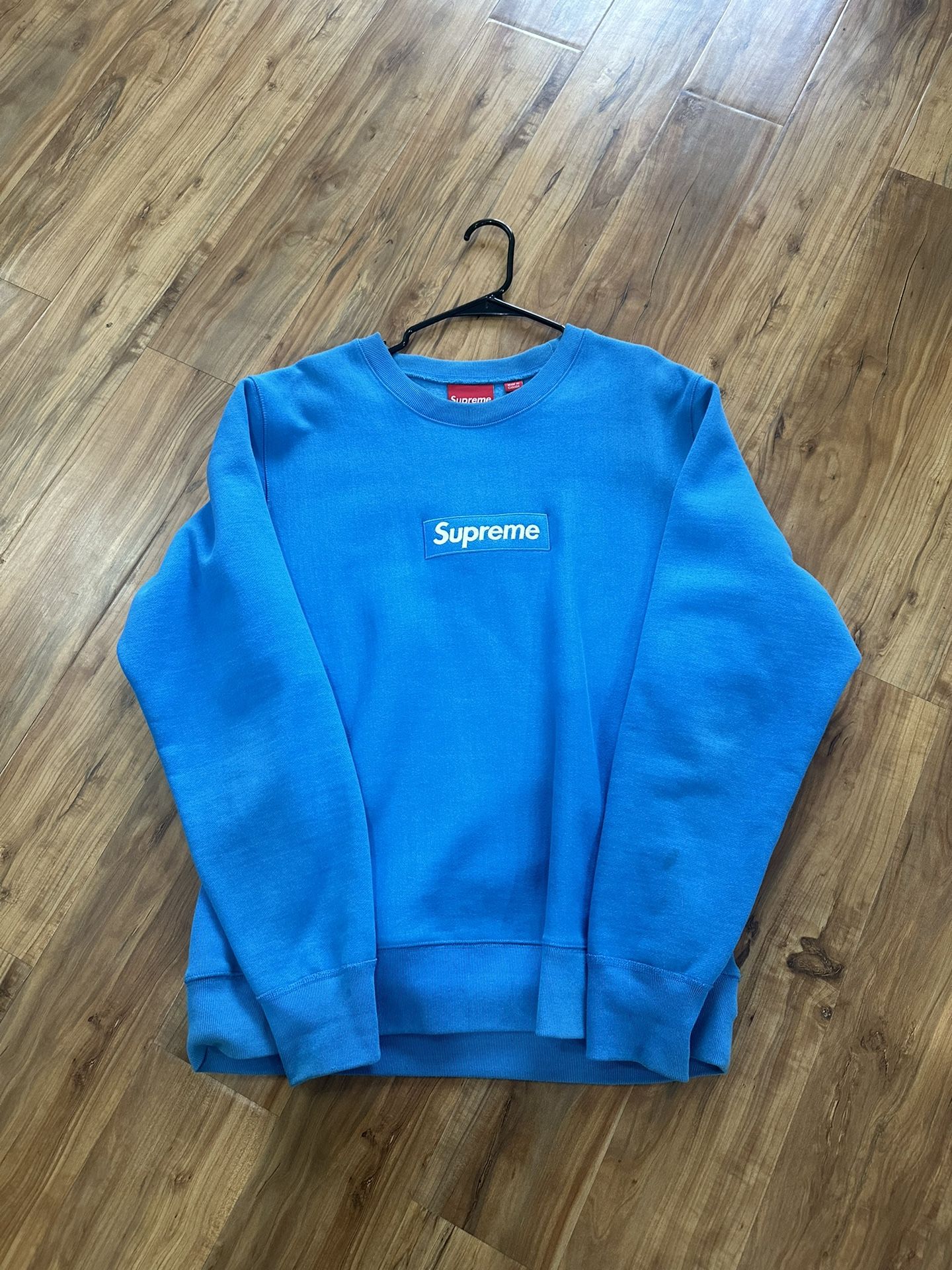 Supreme Box Logo Crewneck Bright Royal Size Large