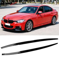 Fits 2012-2018 BMW 3 Series F30 F31 M Sport MP Style Side Skirts Gloss Black Pair
