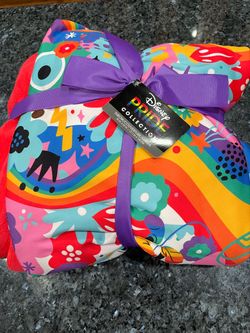 Disney Pride Collection 2023 Plush Throw Blanket.  Brand new never opened.