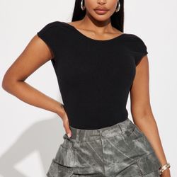 New Light Green Backless Bodysuit Size S