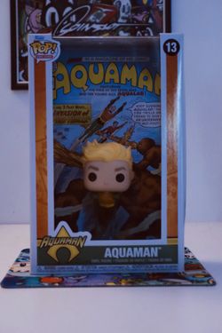 AquaMan Comic Cover Funko Pop