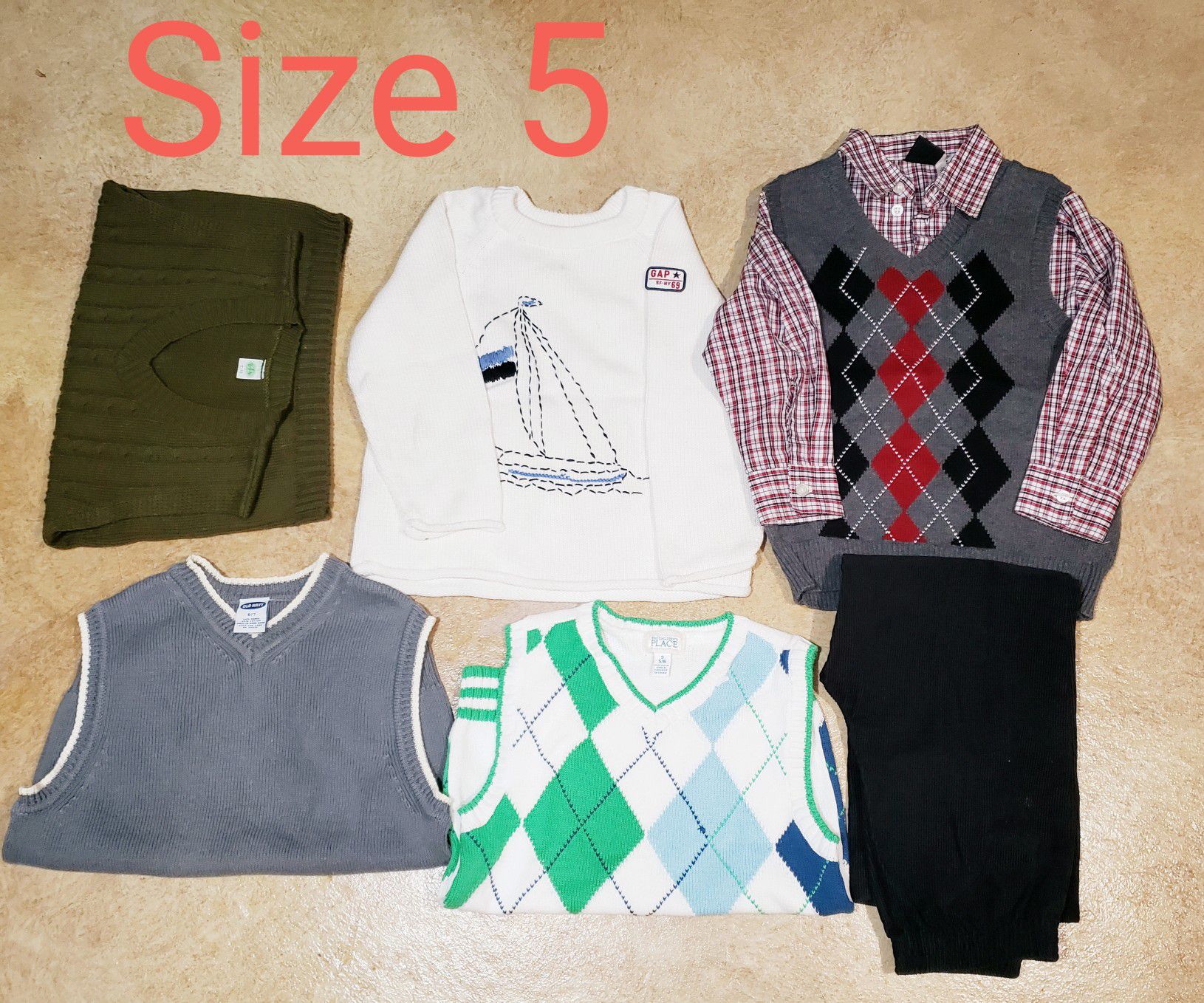 Boys Clothing Size 5