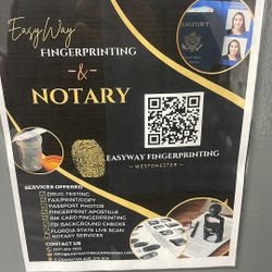 Fingerprinting And Notary