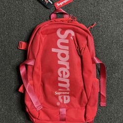 Supreme Red Backpack
