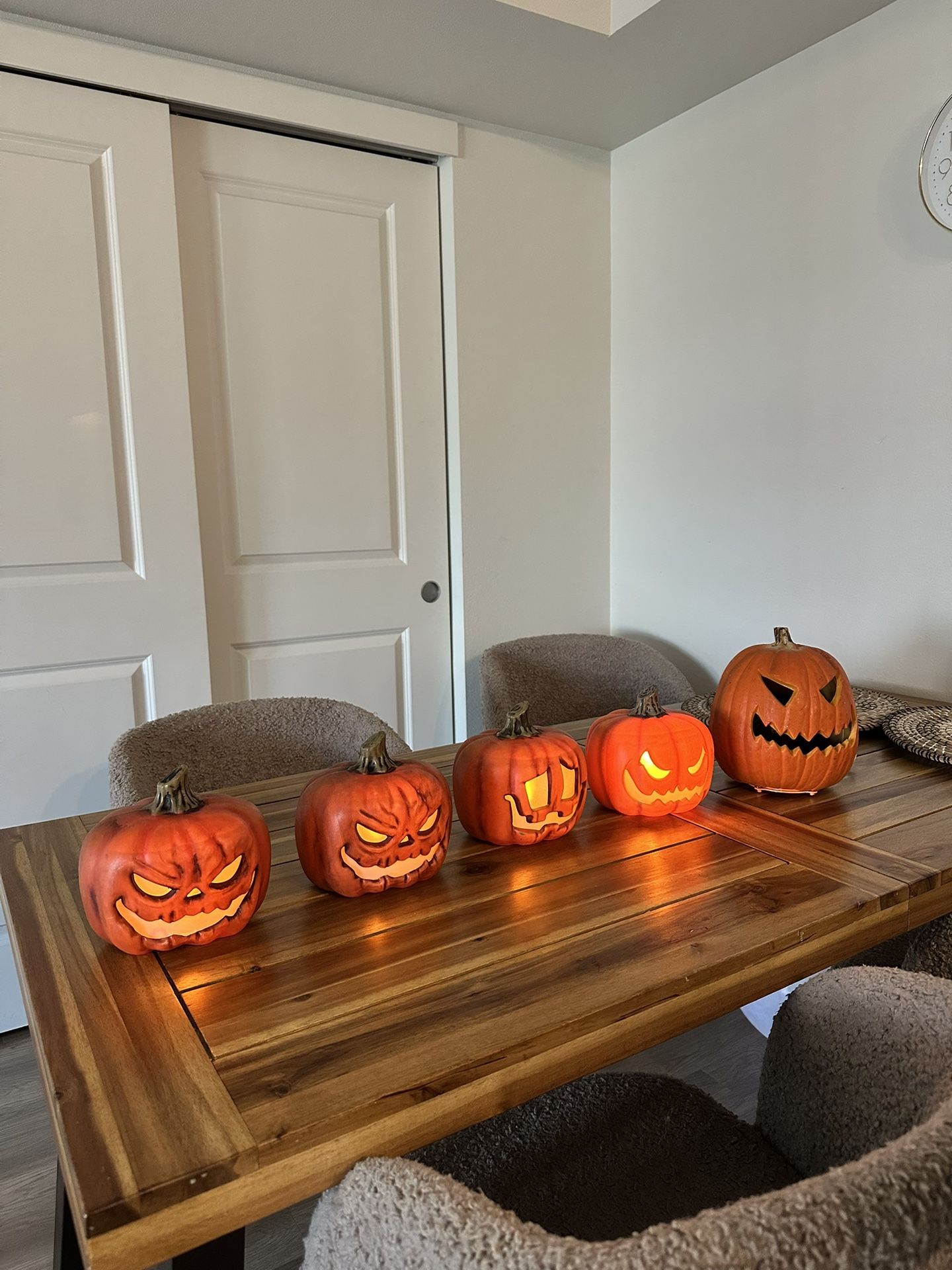 Halloween Decorations Lighted Pumpkins