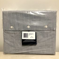 New Ralph Lauren Home Queen Extra Deep Fitted Sheet Workshirt Chambray
