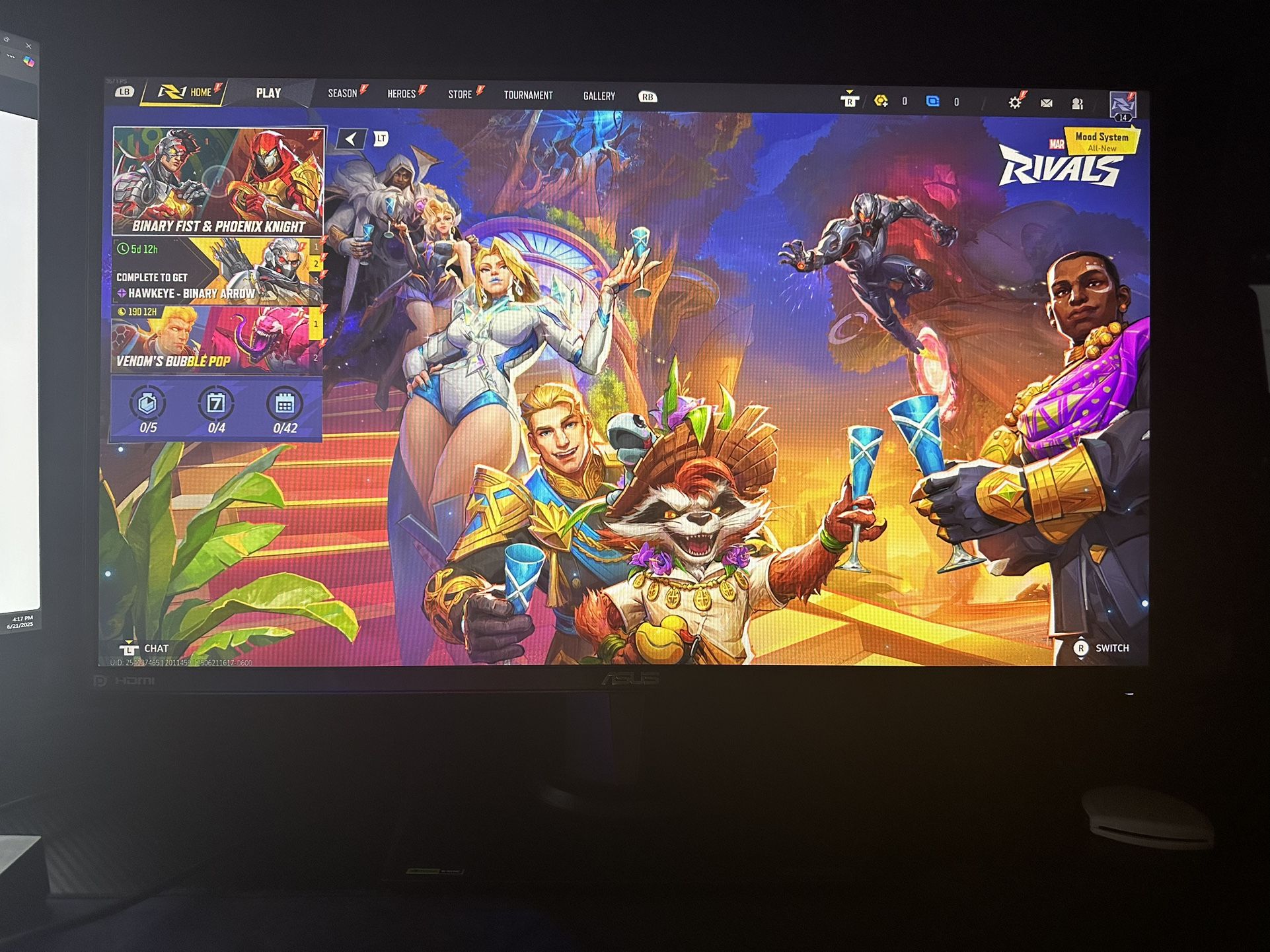 ASUS VG259QM 24” 1080p 240hz Gaming Monitor