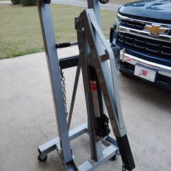 Engine Hoist Plus (Free Leveler), Gray