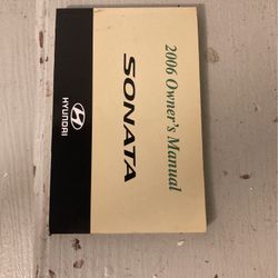 Hyundai Sonata Manual And Cover