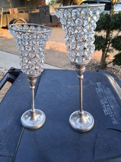 !! 2 Candle Holders Different  Sizes