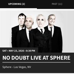 No doubt Tickets Sphere Las Vegas